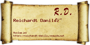 Reichardt Daniló névjegykártya